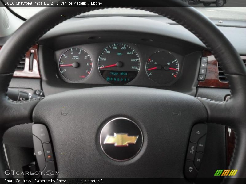 Silver Ice Metallic / Ebony 2010 Chevrolet Impala LTZ