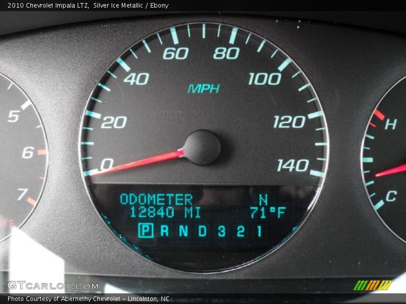 Silver Ice Metallic / Ebony 2010 Chevrolet Impala LTZ