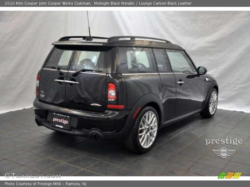 Midnight Black Metallic / Lounge Carbon Black Leather 2010 Mini Cooper John Cooper Works Clubman