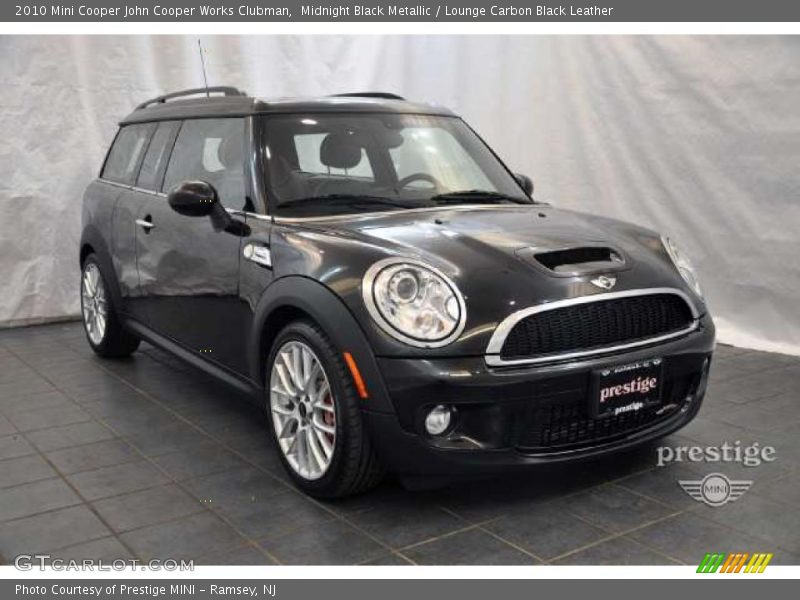 Midnight Black Metallic / Lounge Carbon Black Leather 2010 Mini Cooper John Cooper Works Clubman