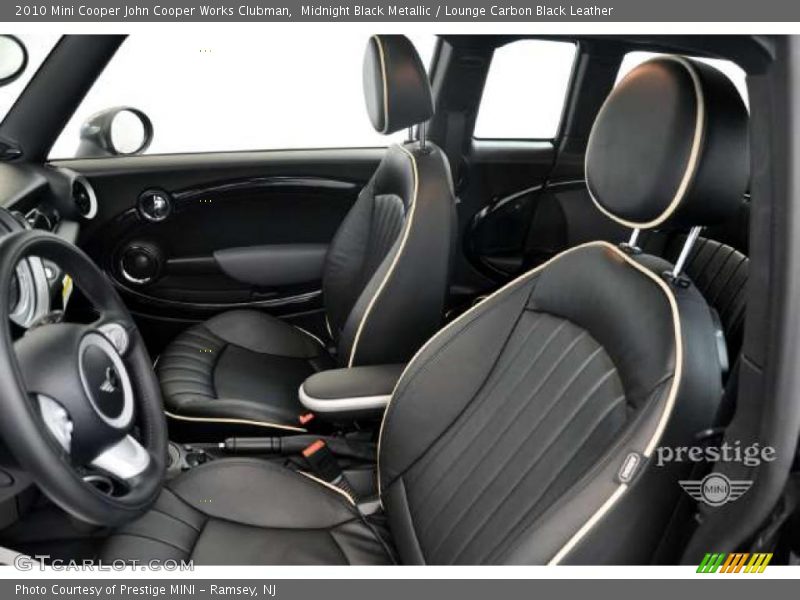Midnight Black Metallic / Lounge Carbon Black Leather 2010 Mini Cooper John Cooper Works Clubman