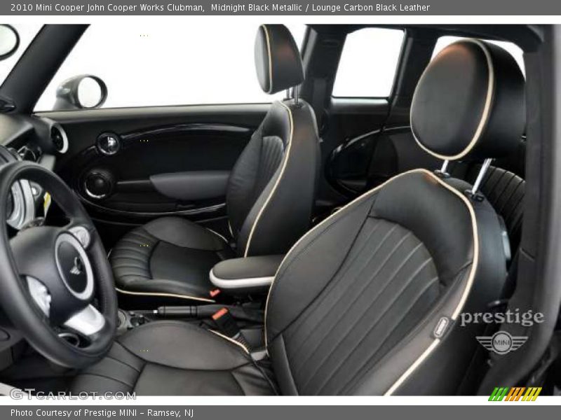 Midnight Black Metallic / Lounge Carbon Black Leather 2010 Mini Cooper John Cooper Works Clubman