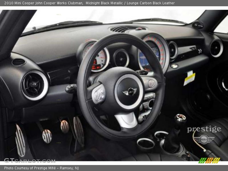 Midnight Black Metallic / Lounge Carbon Black Leather 2010 Mini Cooper John Cooper Works Clubman