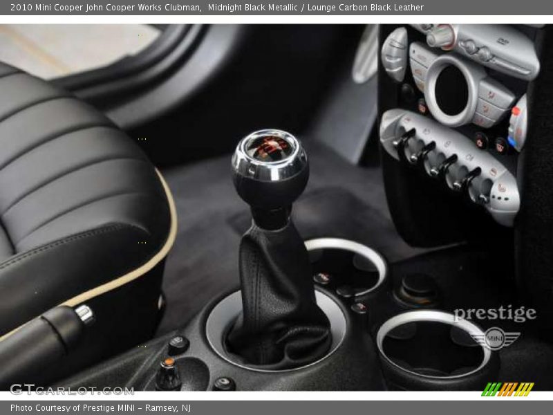 Midnight Black Metallic / Lounge Carbon Black Leather 2010 Mini Cooper John Cooper Works Clubman