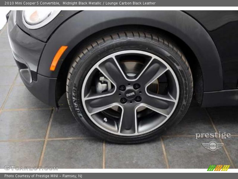 Midnight Black Metallic / Lounge Carbon Black Leather 2010 Mini Cooper S Convertible