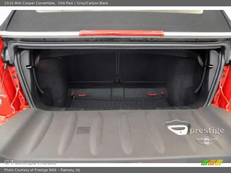 Chili Red / Grey/Carbon Black 2010 Mini Cooper Convertible
