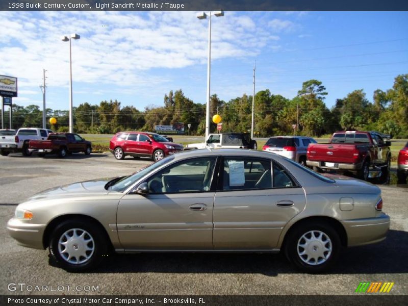 Light Sandrift Metallic / Taupe 1998 Buick Century Custom