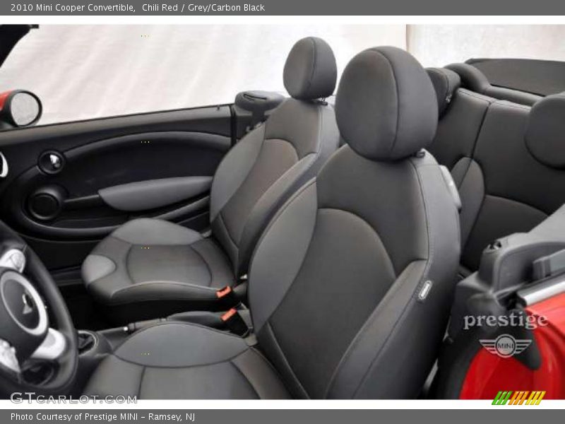 Chili Red / Grey/Carbon Black 2010 Mini Cooper Convertible