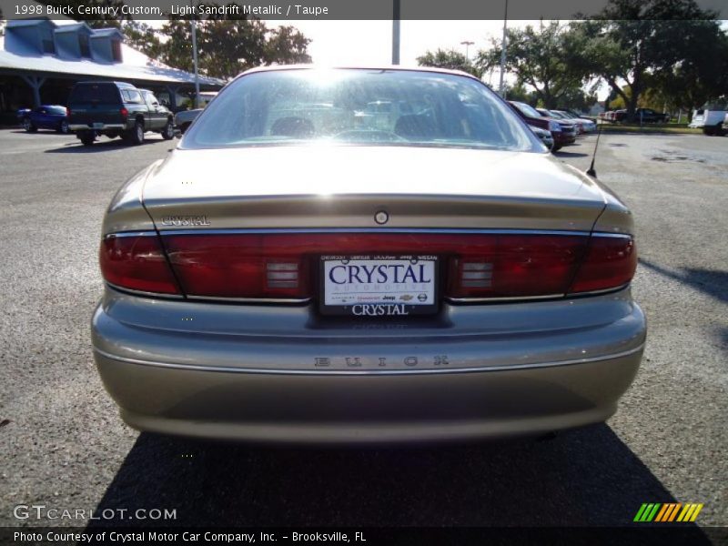 Light Sandrift Metallic / Taupe 1998 Buick Century Custom