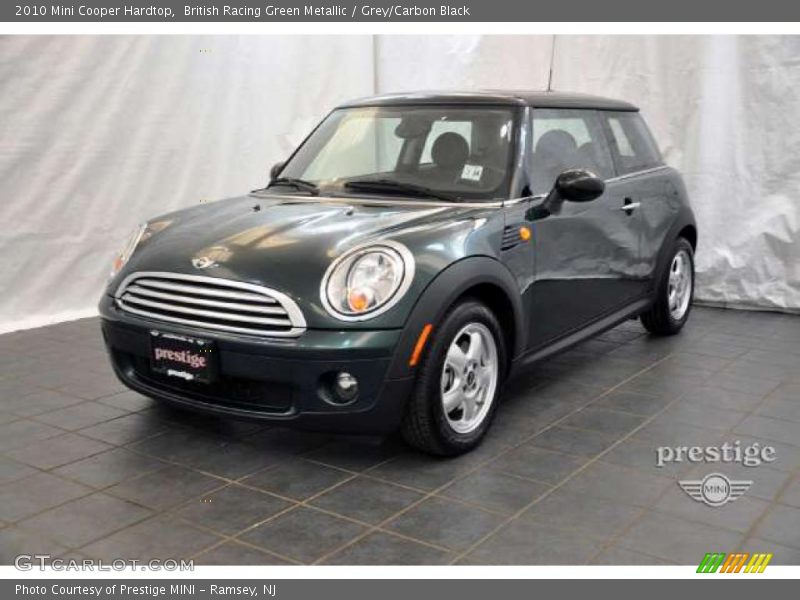 British Racing Green Metallic / Grey/Carbon Black 2010 Mini Cooper Hardtop