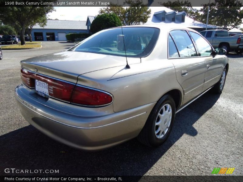 Light Sandrift Metallic / Taupe 1998 Buick Century Custom