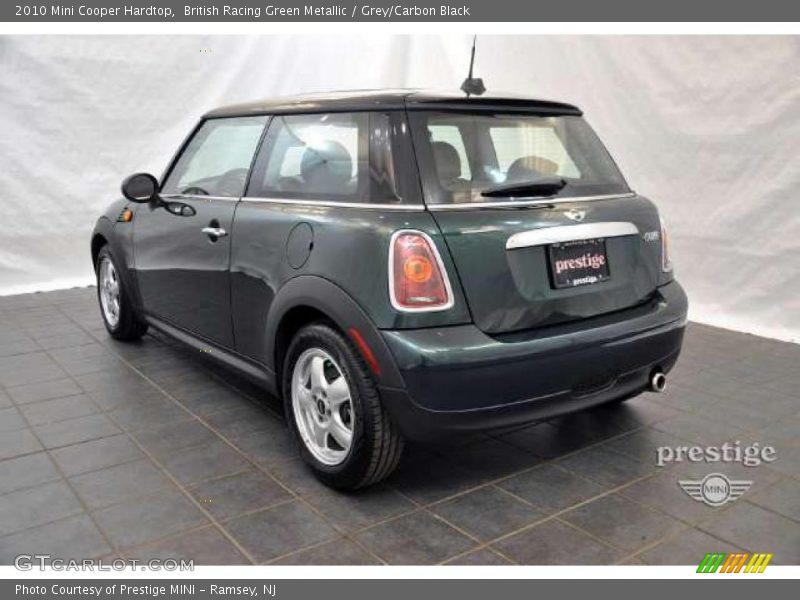 British Racing Green Metallic / Grey/Carbon Black 2010 Mini Cooper Hardtop
