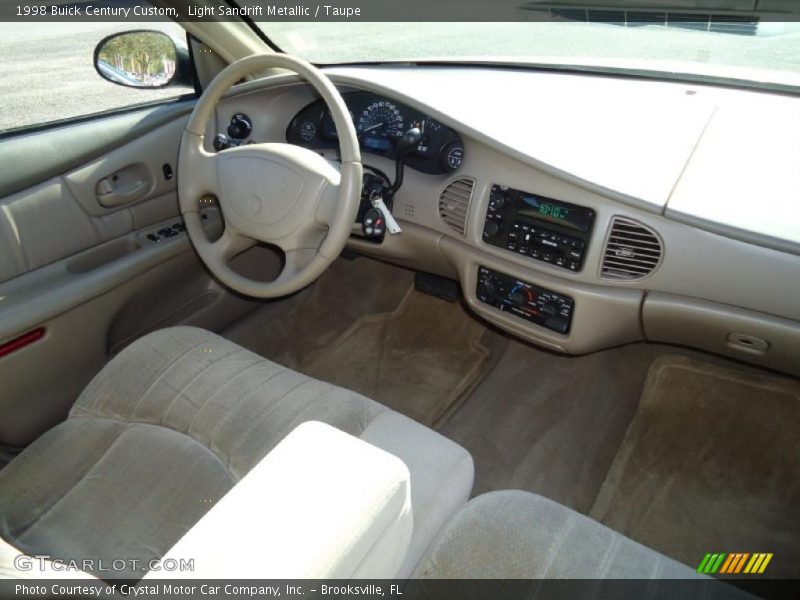 Light Sandrift Metallic / Taupe 1998 Buick Century Custom