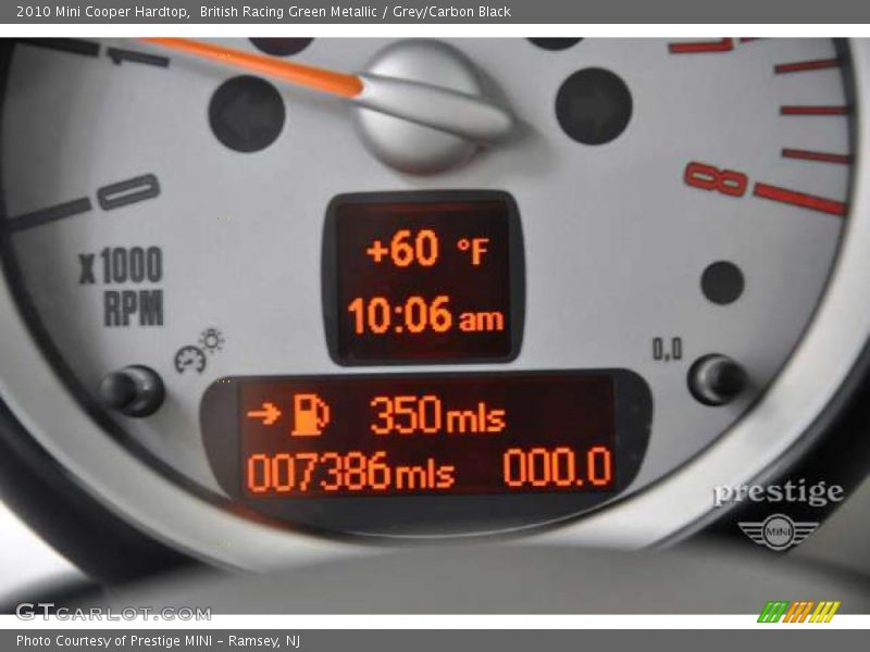 British Racing Green Metallic / Grey/Carbon Black 2010 Mini Cooper Hardtop