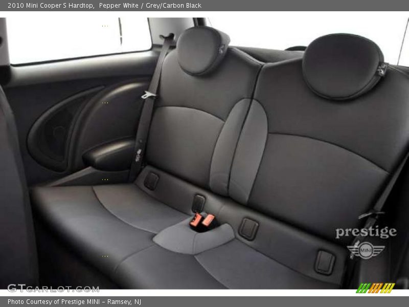 Pepper White / Grey/Carbon Black 2010 Mini Cooper S Hardtop