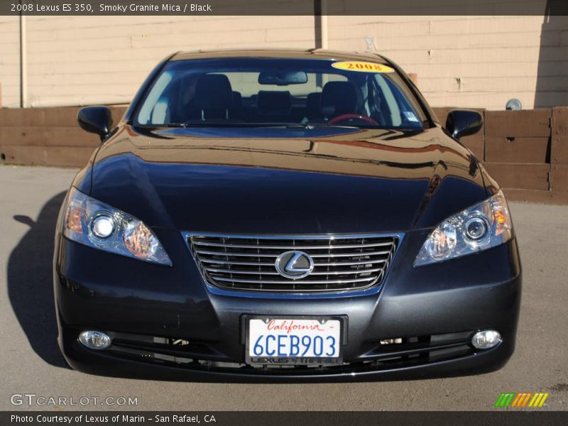Smoky Granite Mica / Black 2008 Lexus ES 350