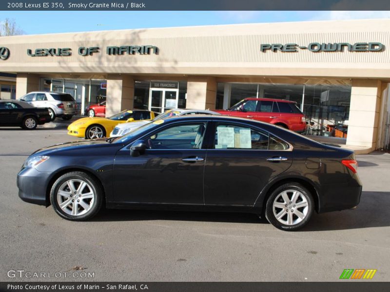Smoky Granite Mica / Black 2008 Lexus ES 350