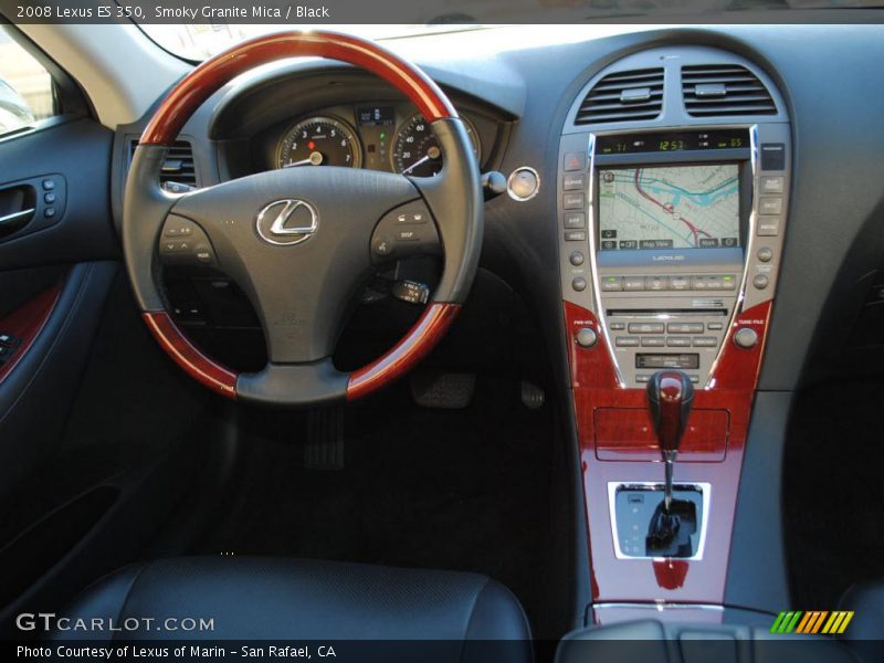 Smoky Granite Mica / Black 2008 Lexus ES 350