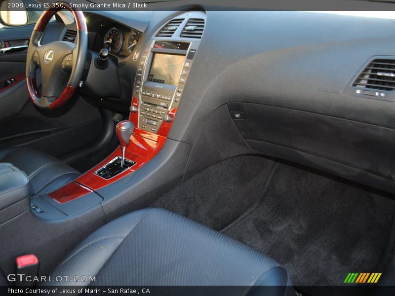 Smoky Granite Mica / Black 2008 Lexus ES 350