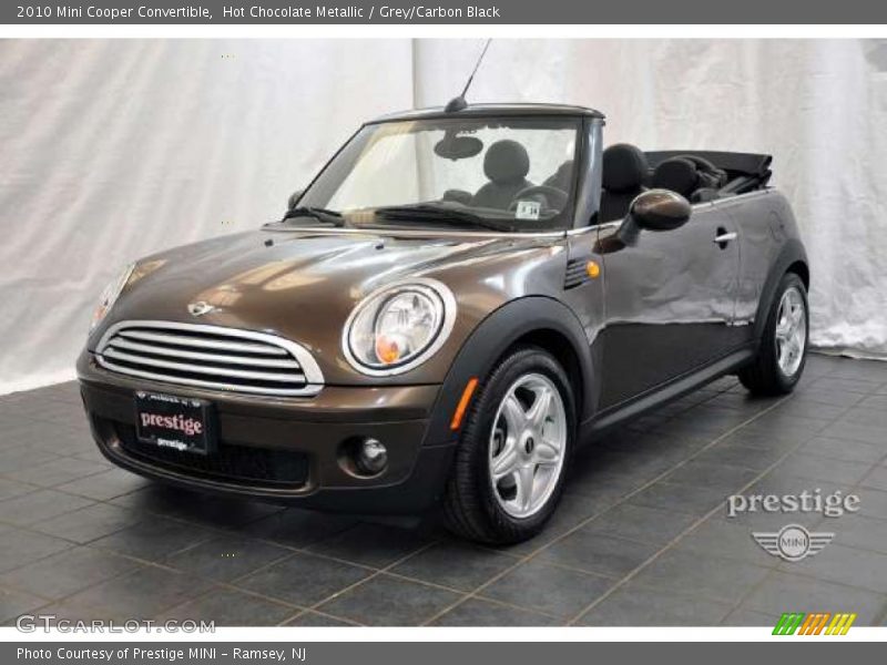 Hot Chocolate Metallic / Grey/Carbon Black 2010 Mini Cooper Convertible