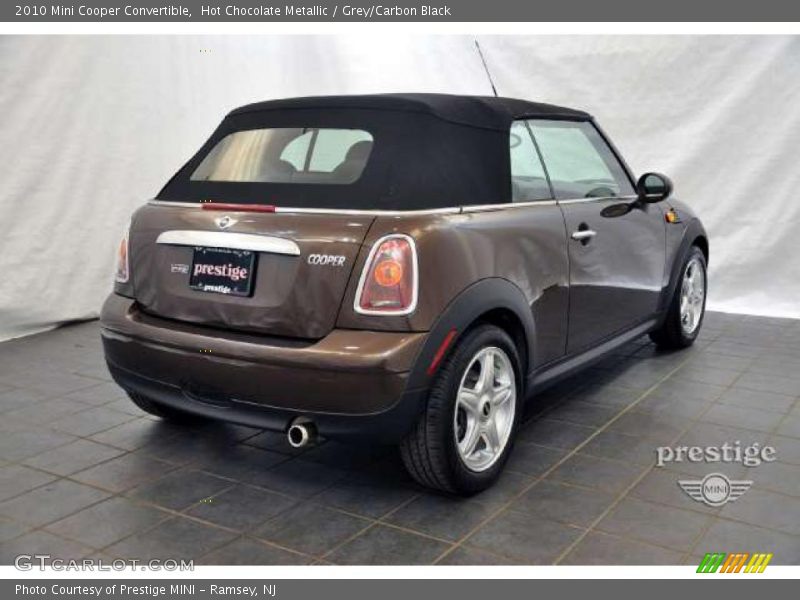 Hot Chocolate Metallic / Grey/Carbon Black 2010 Mini Cooper Convertible