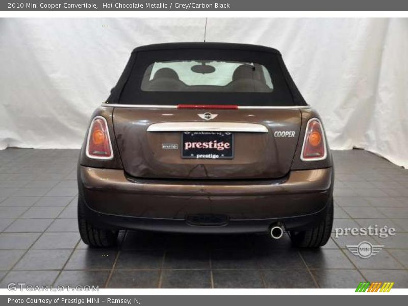 Hot Chocolate Metallic / Grey/Carbon Black 2010 Mini Cooper Convertible