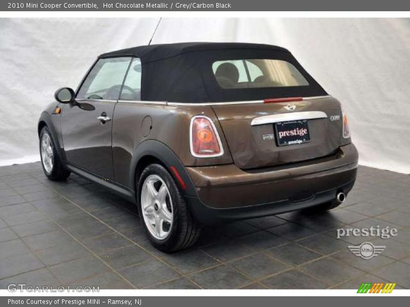Hot Chocolate Metallic / Grey/Carbon Black 2010 Mini Cooper Convertible