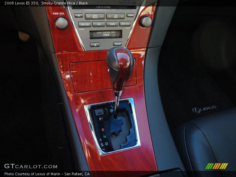 Smoky Granite Mica / Black 2008 Lexus ES 350