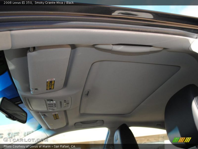 Smoky Granite Mica / Black 2008 Lexus ES 350