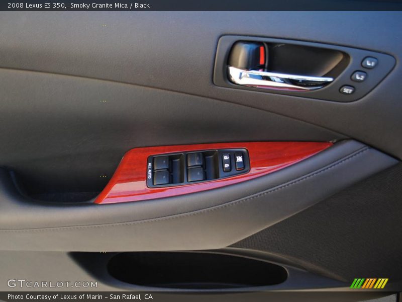 Smoky Granite Mica / Black 2008 Lexus ES 350