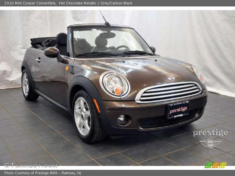 Hot Chocolate Metallic / Grey/Carbon Black 2010 Mini Cooper Convertible