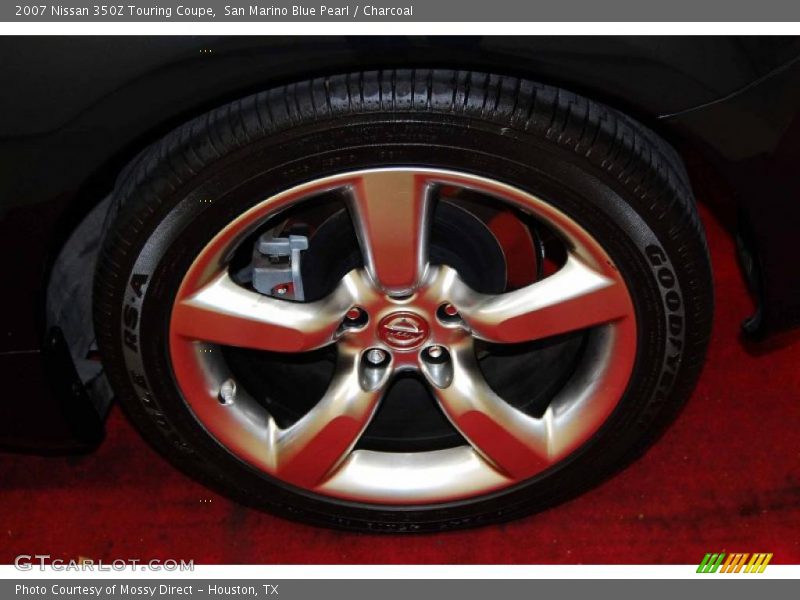 San Marino Blue Pearl / Charcoal 2007 Nissan 350Z Touring Coupe
