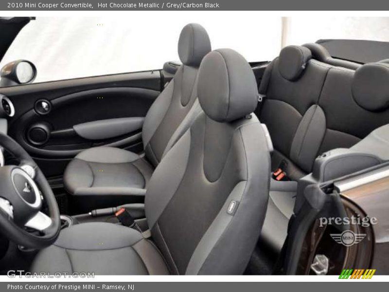 Hot Chocolate Metallic / Grey/Carbon Black 2010 Mini Cooper Convertible