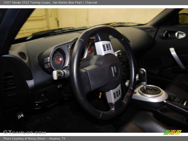 San Marino Blue Pearl / Charcoal 2007 Nissan 350Z Touring Coupe