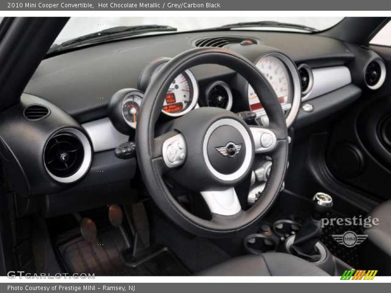Hot Chocolate Metallic / Grey/Carbon Black 2010 Mini Cooper Convertible