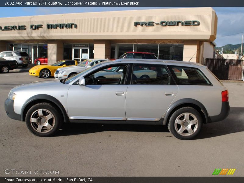 Light Silver Metallic / Platinum/Saber Black 2002 Audi Allroad 2.7T quattro