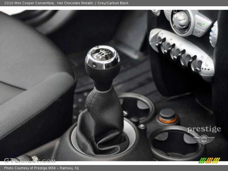 Hot Chocolate Metallic / Grey/Carbon Black 2010 Mini Cooper Convertible