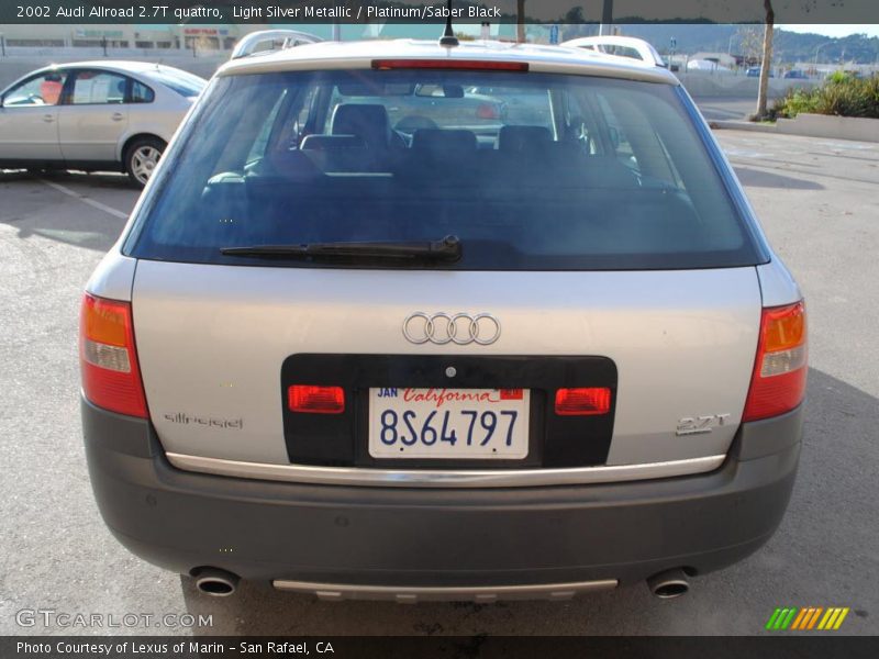 Light Silver Metallic / Platinum/Saber Black 2002 Audi Allroad 2.7T quattro