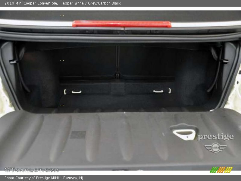 Pepper White / Grey/Carbon Black 2010 Mini Cooper Convertible