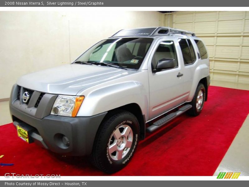 Silver Lightning / Steel/Graphite 2008 Nissan Xterra S