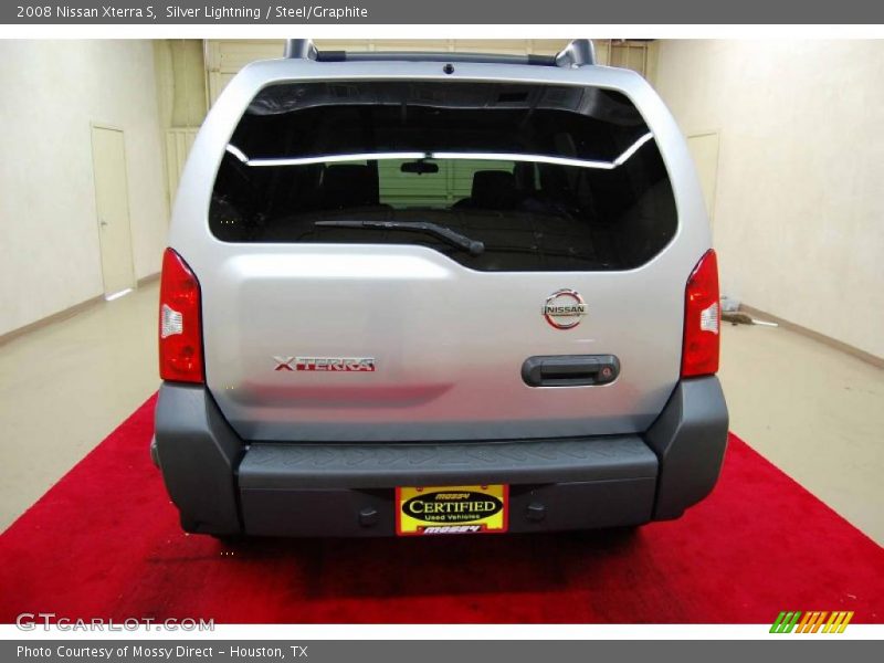 Silver Lightning / Steel/Graphite 2008 Nissan Xterra S