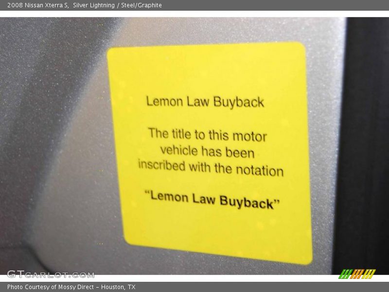 Silver Lightning / Steel/Graphite 2008 Nissan Xterra S