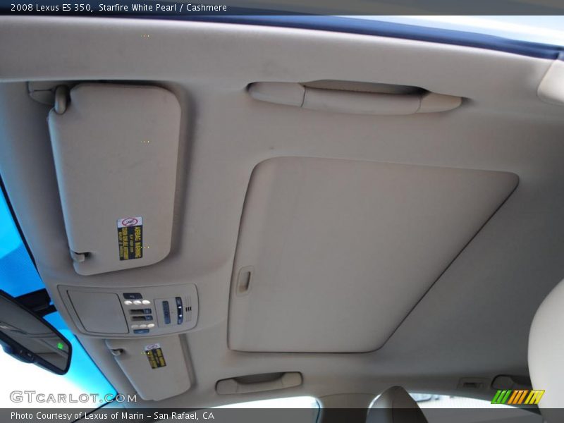 Sunroof of 2008 ES 350