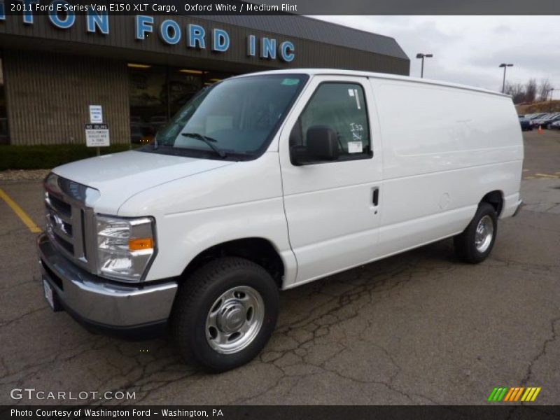Oxford White / Medium Flint 2011 Ford E Series Van E150 XLT Cargo