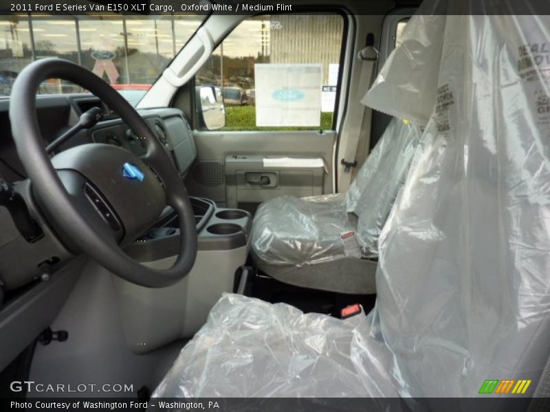 Oxford White / Medium Flint 2011 Ford E Series Van E150 XLT Cargo