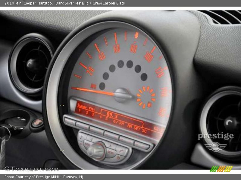 Dark Silver Metallic / Grey/Carbon Black 2010 Mini Cooper Hardtop