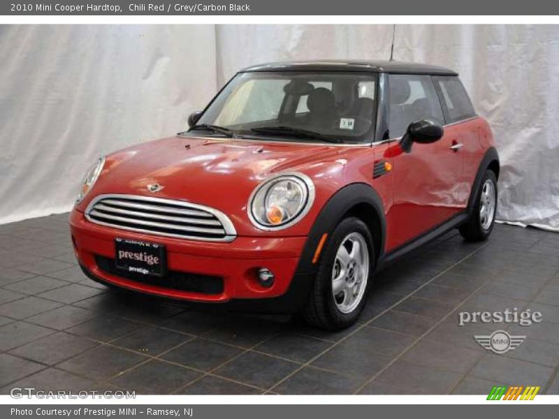 Chili Red / Grey/Carbon Black 2010 Mini Cooper Hardtop
