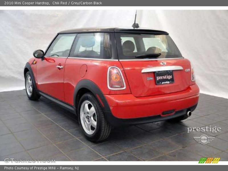 Chili Red / Grey/Carbon Black 2010 Mini Cooper Hardtop