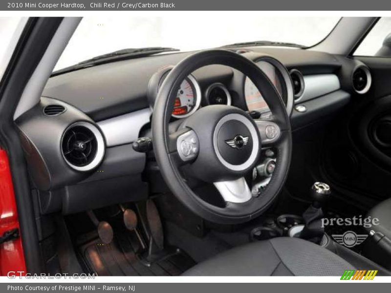 Chili Red / Grey/Carbon Black 2010 Mini Cooper Hardtop