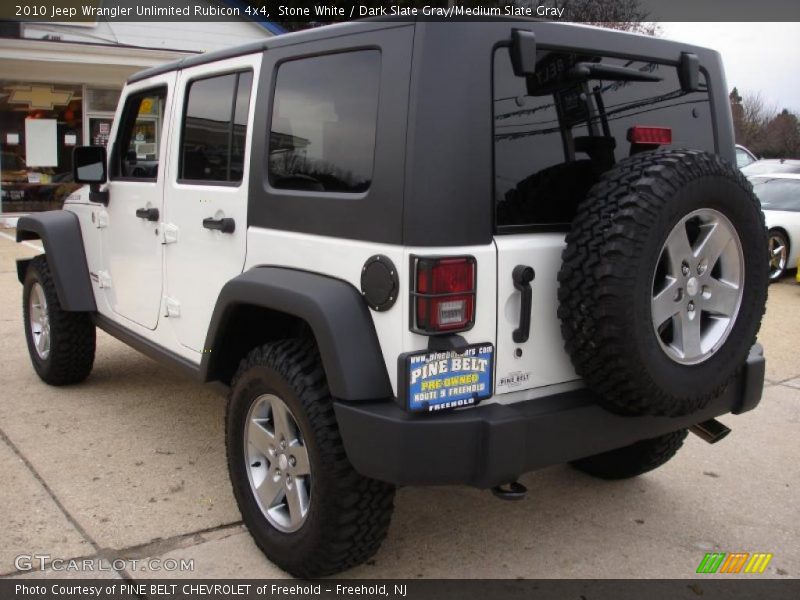 Stone White / Dark Slate Gray/Medium Slate Gray 2010 Jeep Wrangler Unlimited Rubicon 4x4
